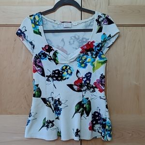 Anthropologie Butterfly Top